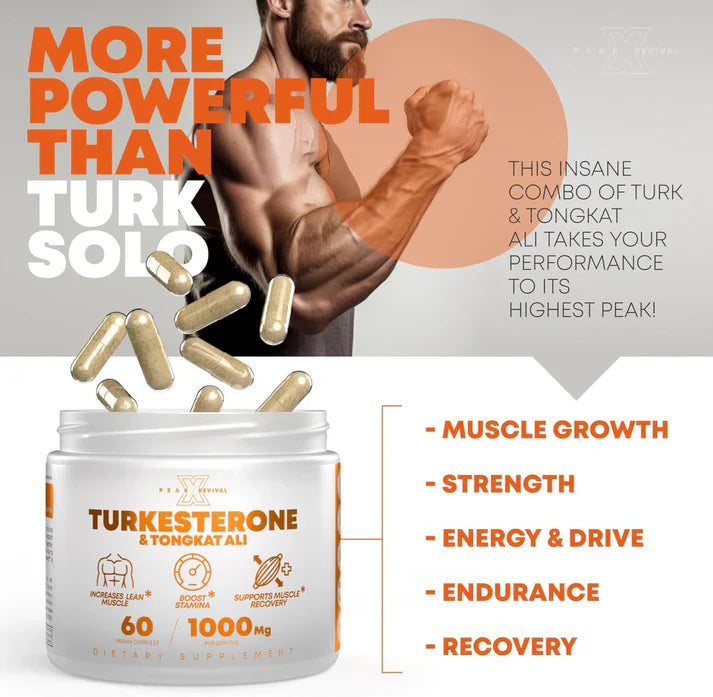 Turkesterone & Tongkat Ali Capsules