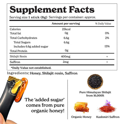 Himalayan Shilajit Honey Sticks